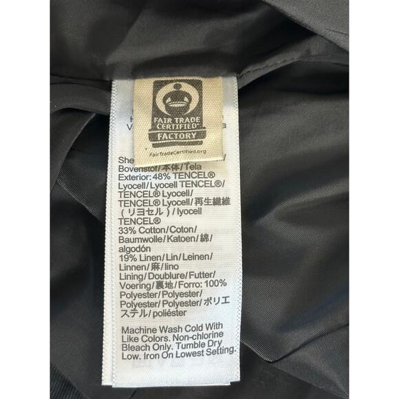 Madewell NWT Black Scoopneck Cutaway Vest Tencel Lyocell/Cotton/Linen Casual 8 - Picture 5 of 9